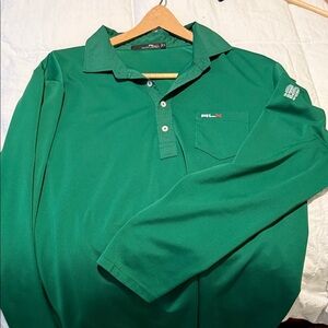 RLX Ralph Lauren Vibrant Green Polo Shirt